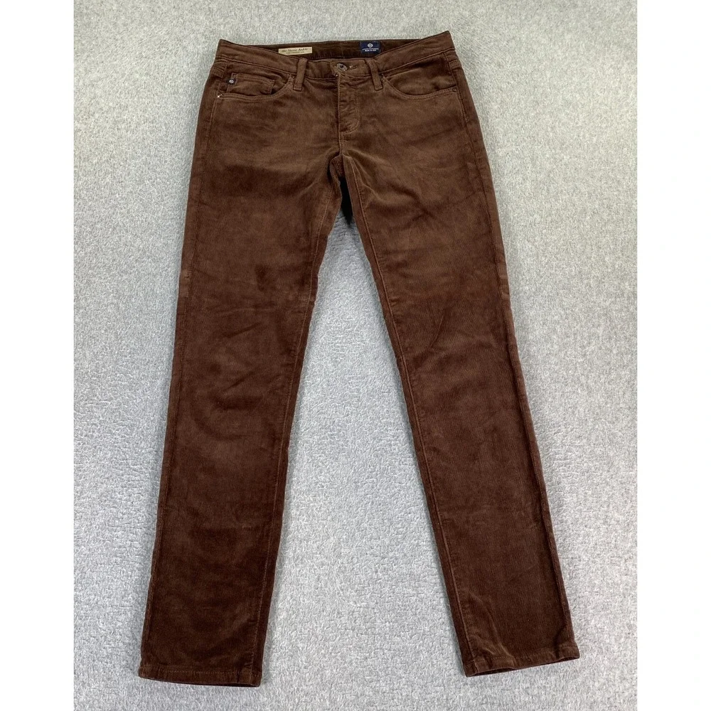 Adriano Goldschmied The Stevie Ankle Brown Corduroy 26R‎ (Fits 28) Preppy City
